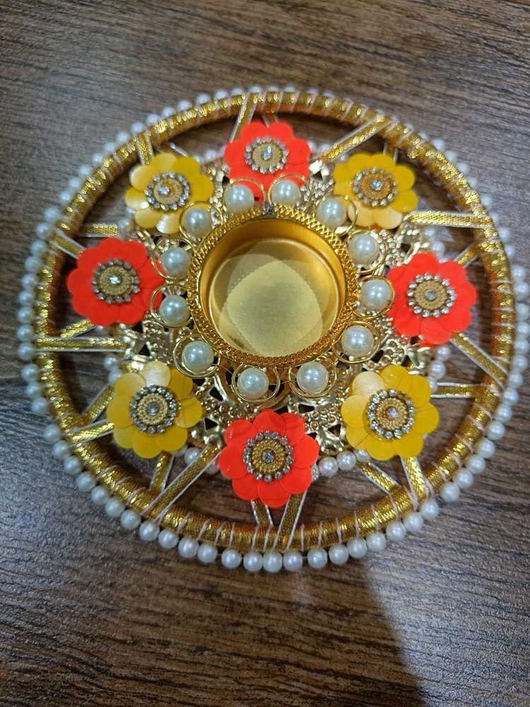 Decorative Diya Plate