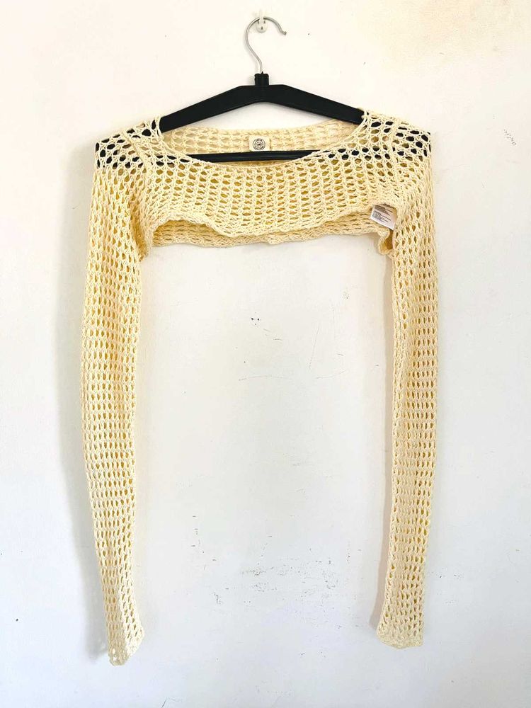 Crochet Net Bolero