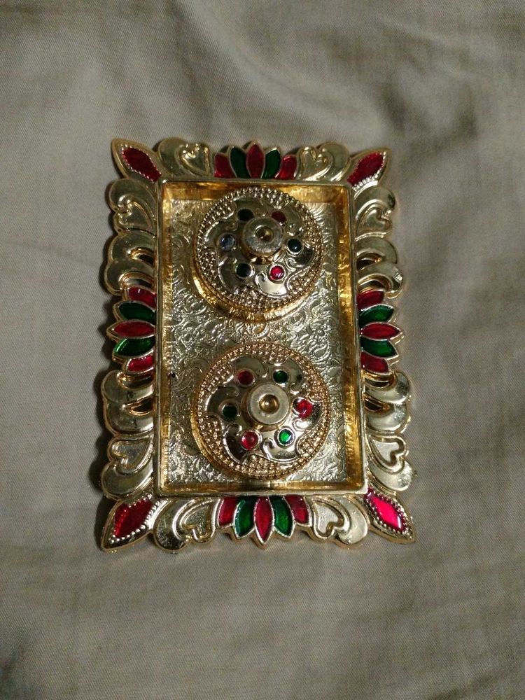 Decorative Haldi Kumkum Thal