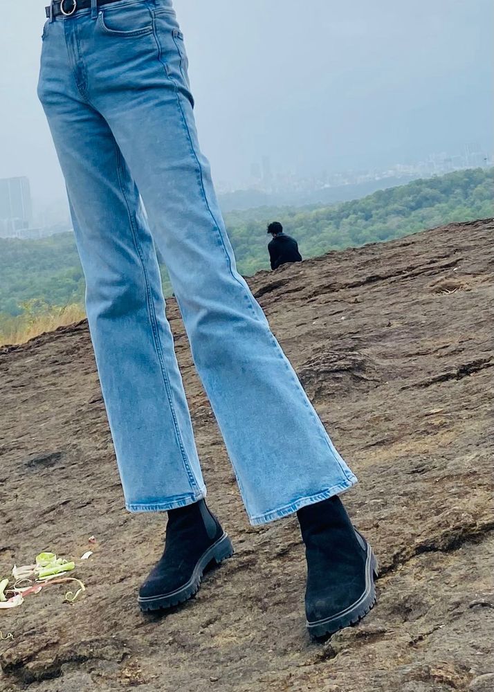 H&amp;M Bootcut High Waist Jeans