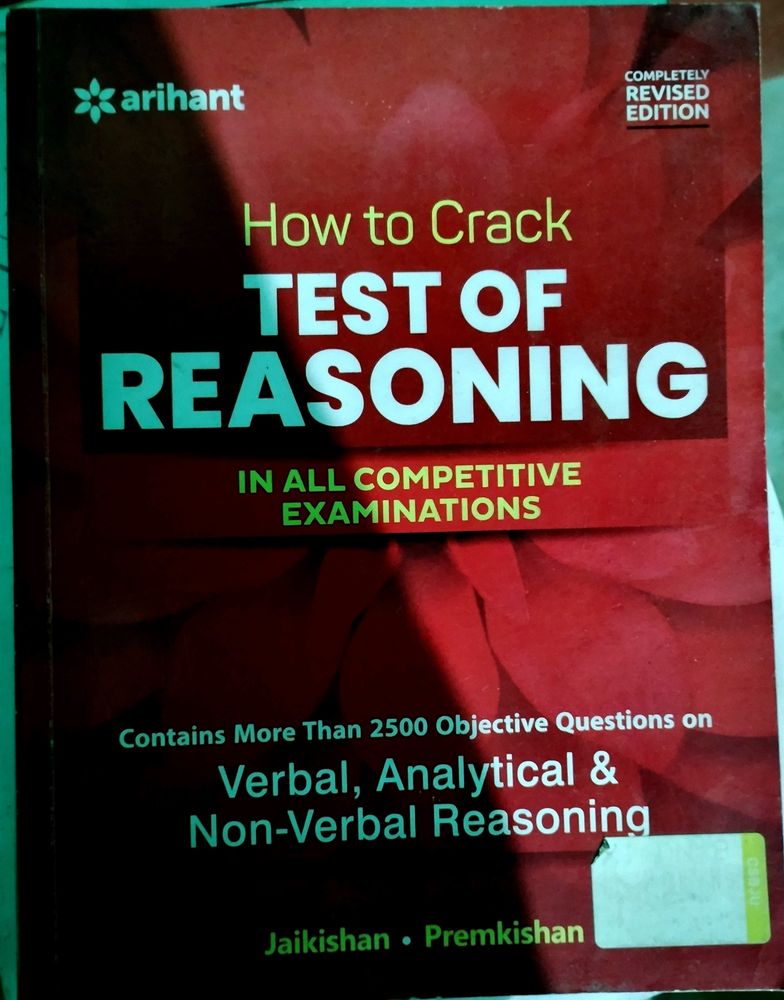 TEST OF REASONING BY ARIHANT PUBLICATION