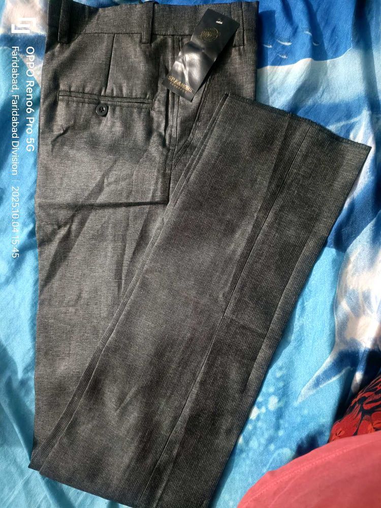 Gray Formal Trousers 28&#34;