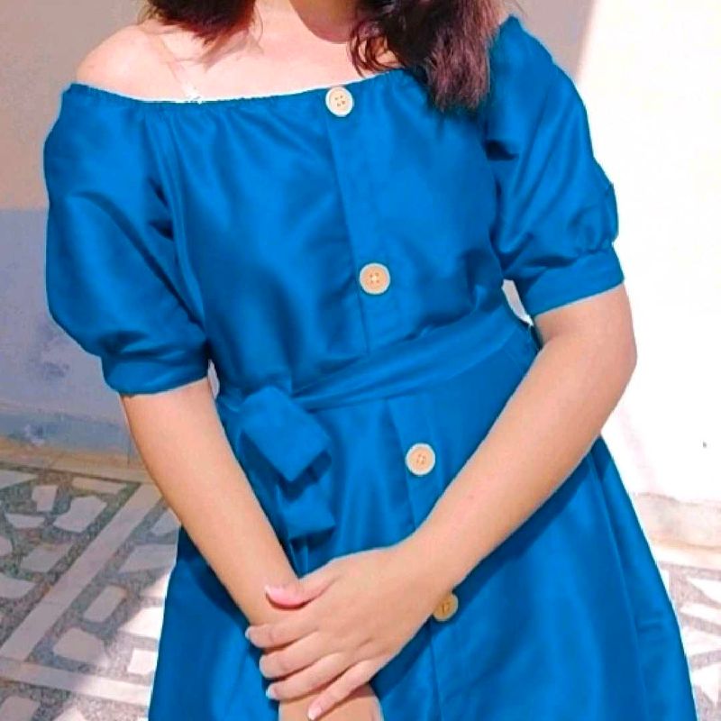 Midi Dress with Belt