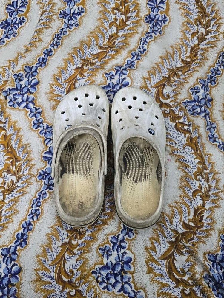 White Crocs