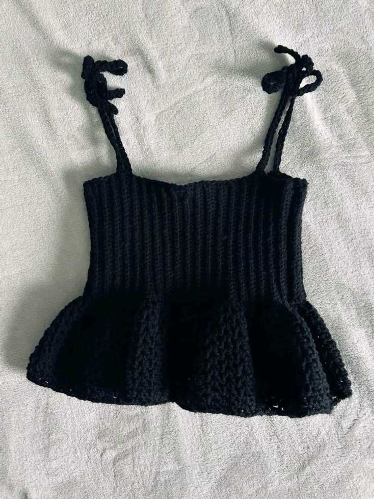 Crochet Peplum Top