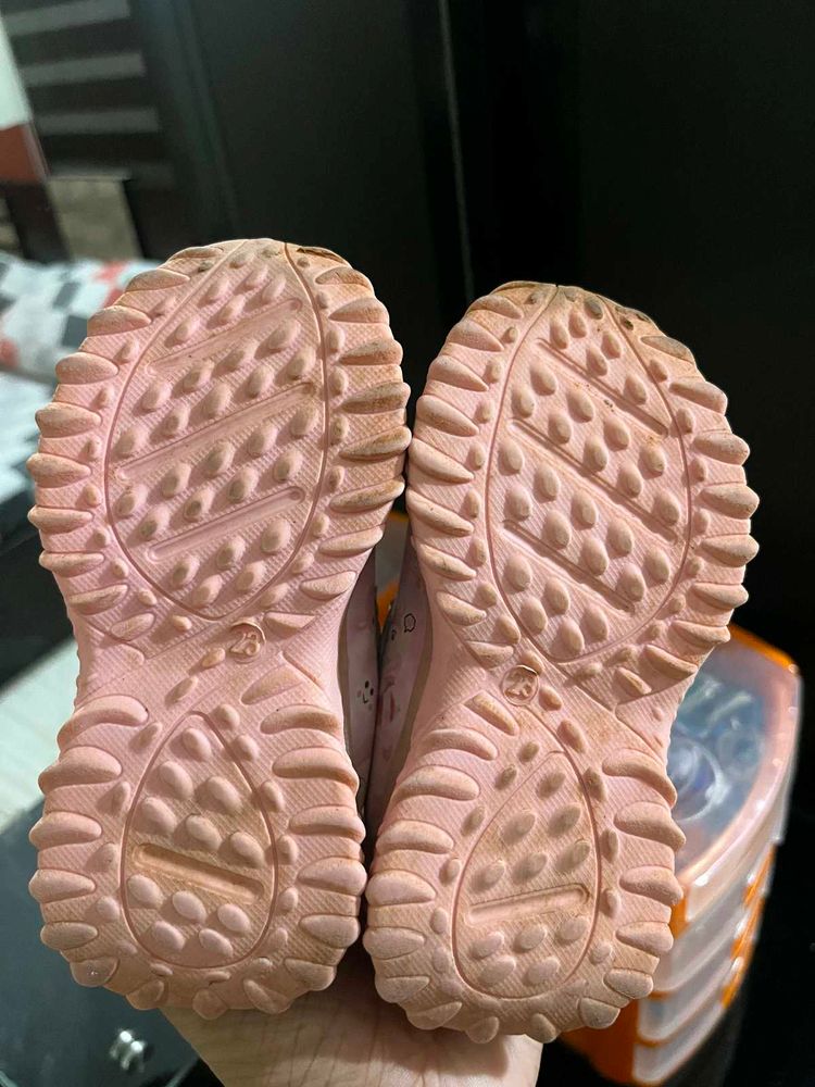 Toddler Pink Sneakers - Size 23