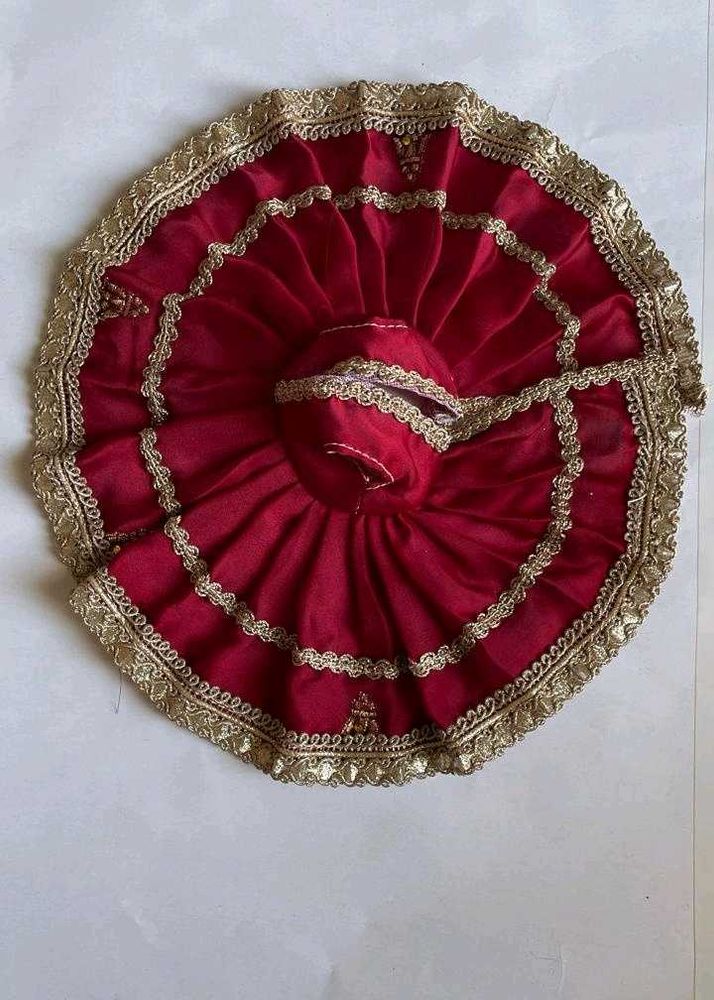 Red &amp; Gold Laddu Gopal Dress