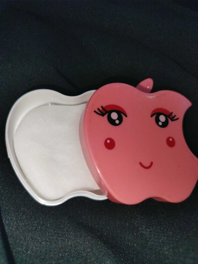 Apple Shaped Nail Polish Remover Cotton Pad