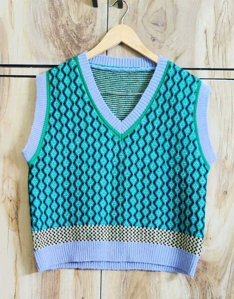 Stylish Knit Sweater Vest size-38