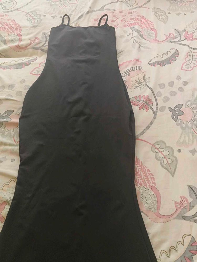 Black Spaghetti Strap Dress