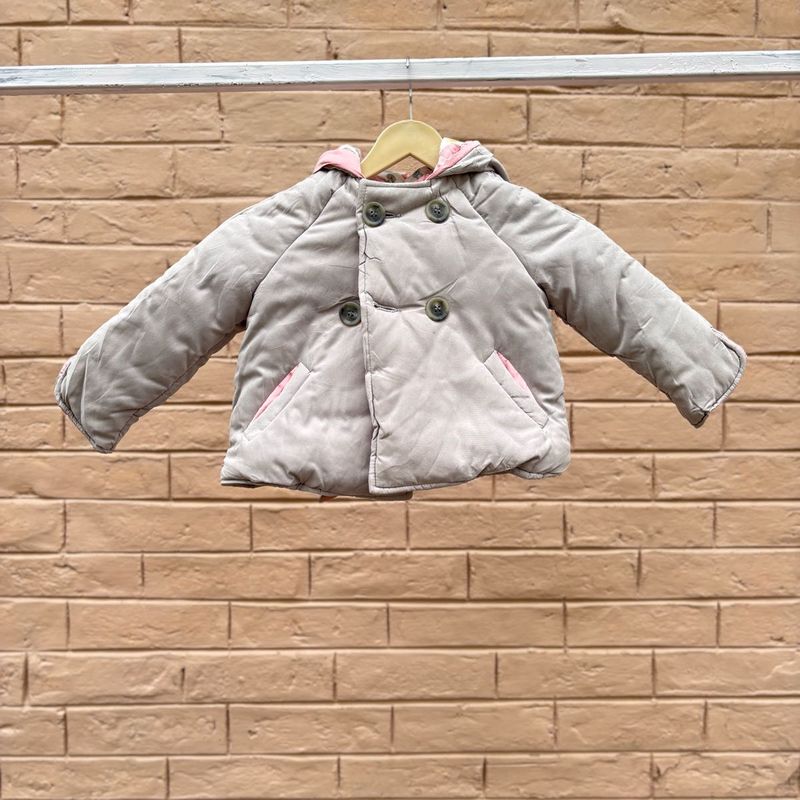 Baby paded Coat with hodded rabbit Ears