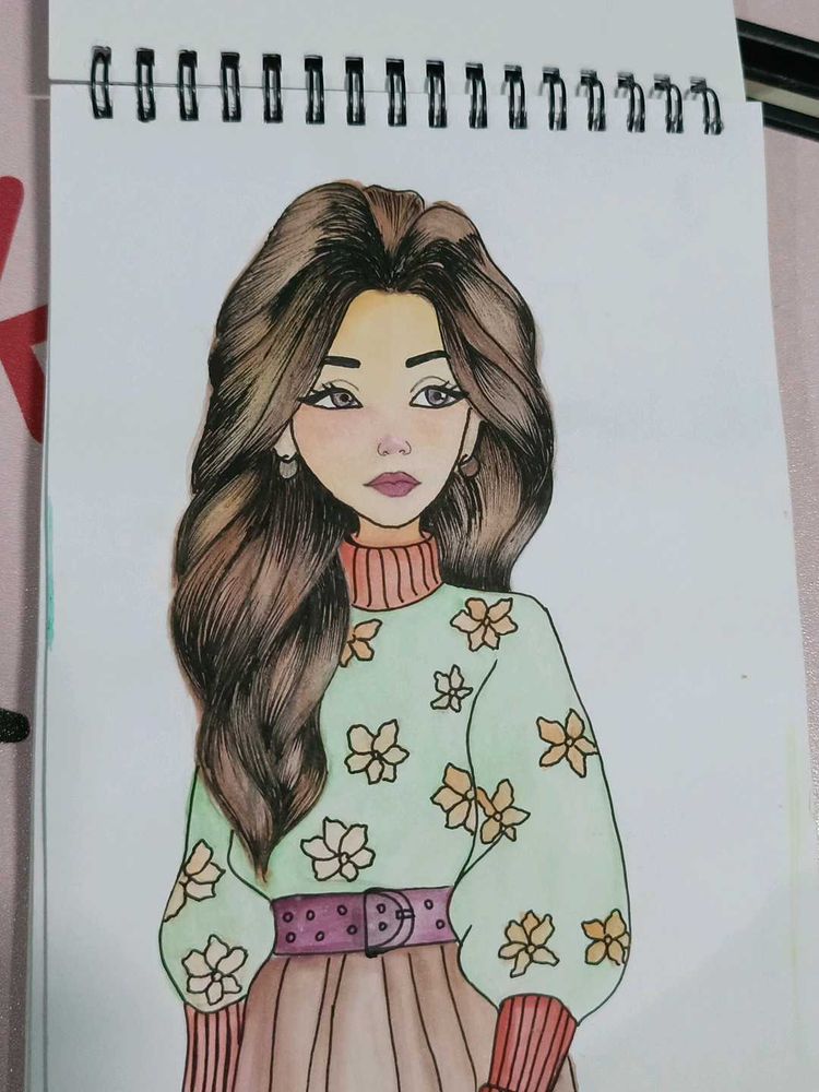 Beautiful Girl Drawing ❤️