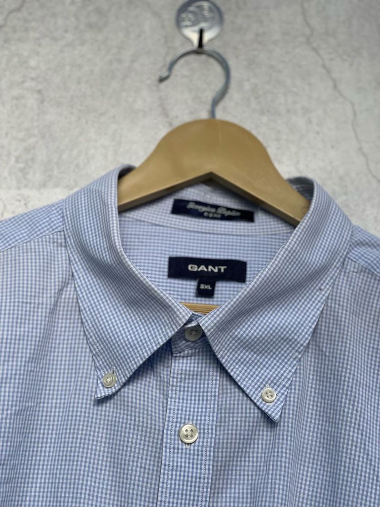 GANT Blue Gingham Button Down L