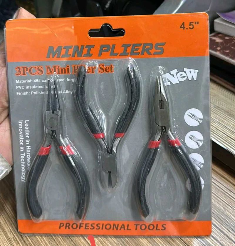 Mini Pliers - 3 Piece Set