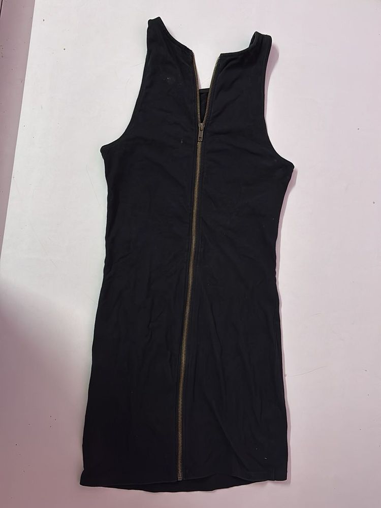 Sleeveless Black Mini Dress