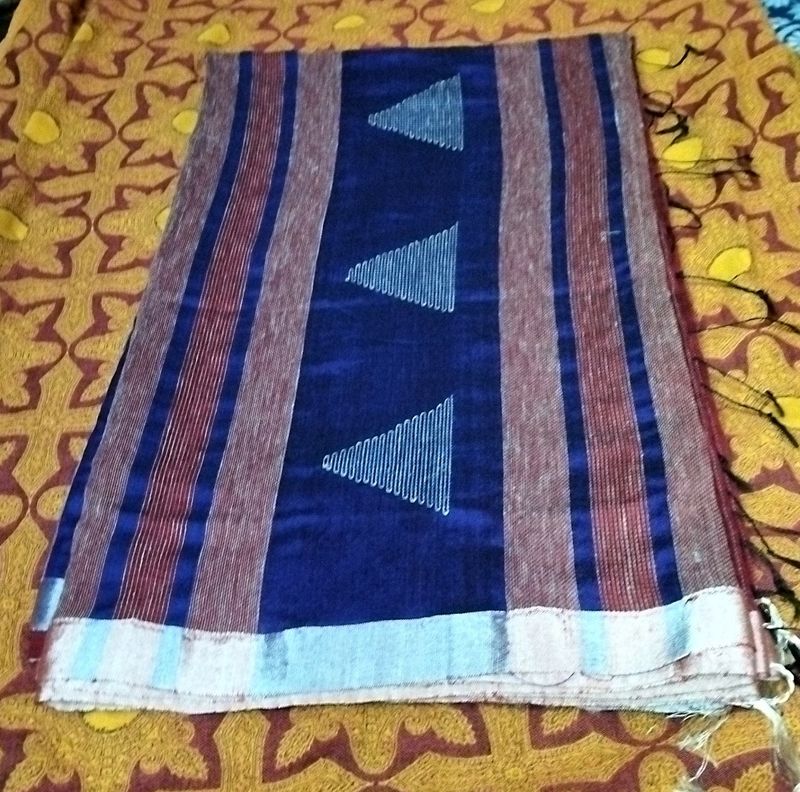 Silk Blend Saree Without Blouse