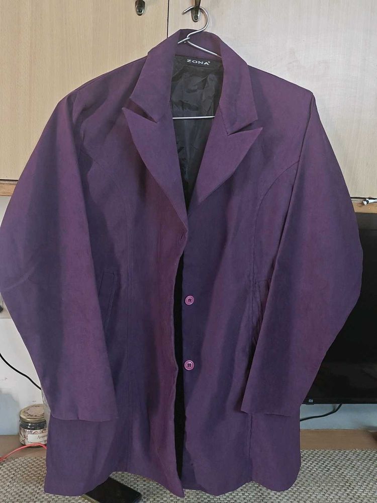 Elegant Purple Blazer