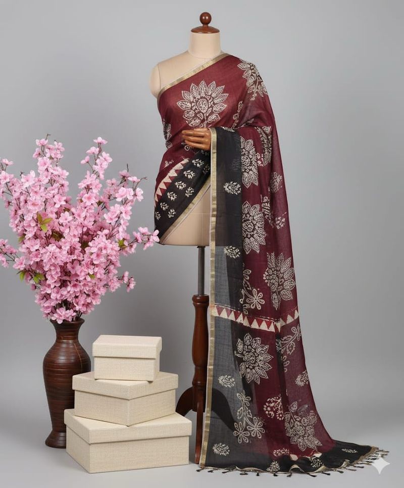 (NEW)Block printed dupatta