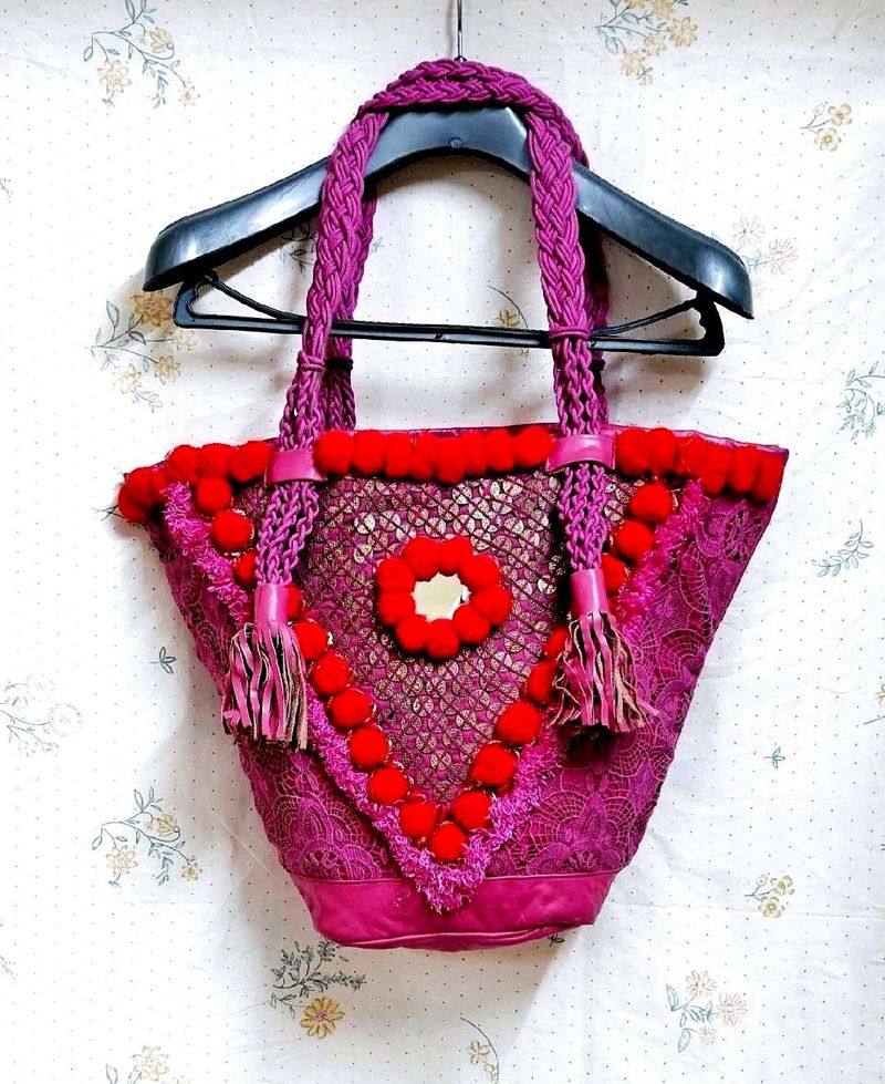 Boho Tote Bag lmported