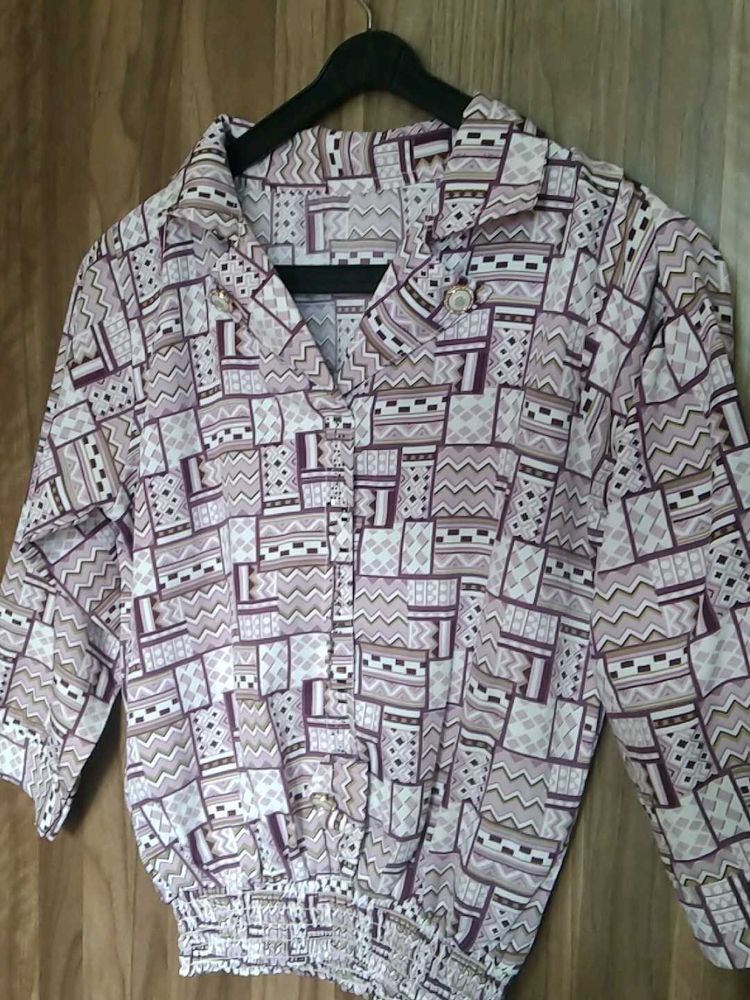 Patterned Blouse
