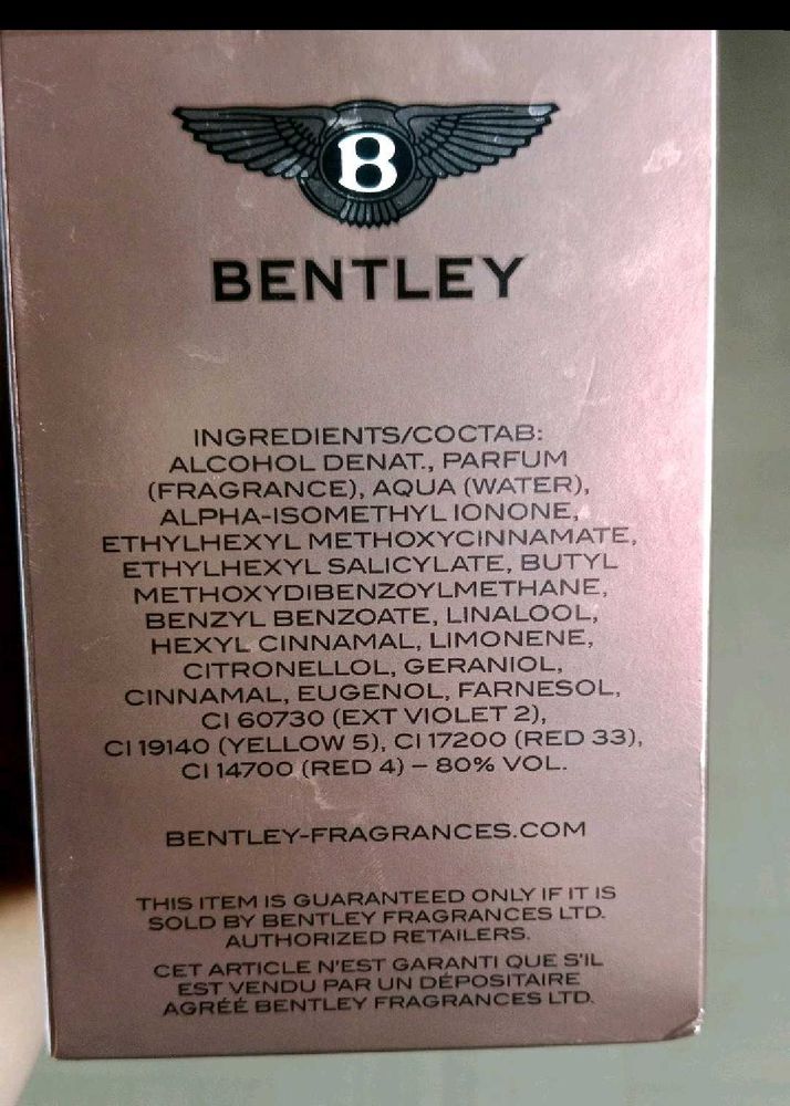 Bentley Perfume