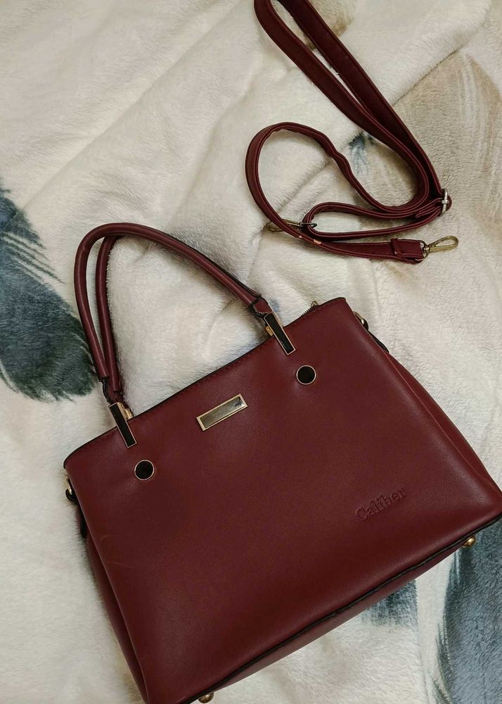 Maroon Handbag