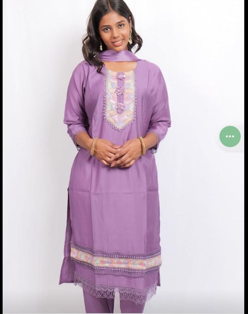 Party Wear Kurti Pant Sett