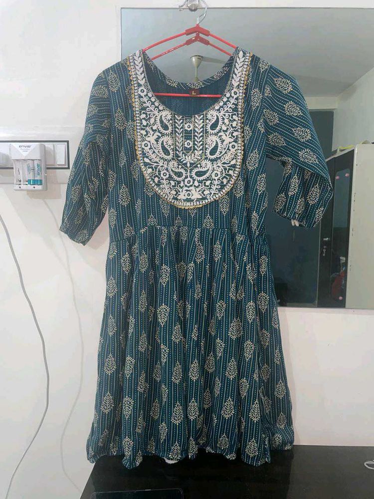 Cotton  Kurti💚