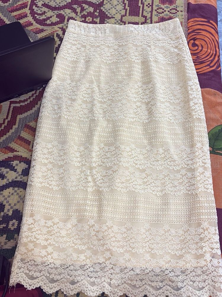 Elegant Lace Skirt