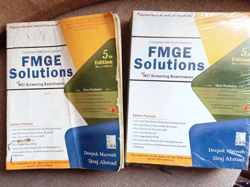 Fmge solution for MBBS used and new book