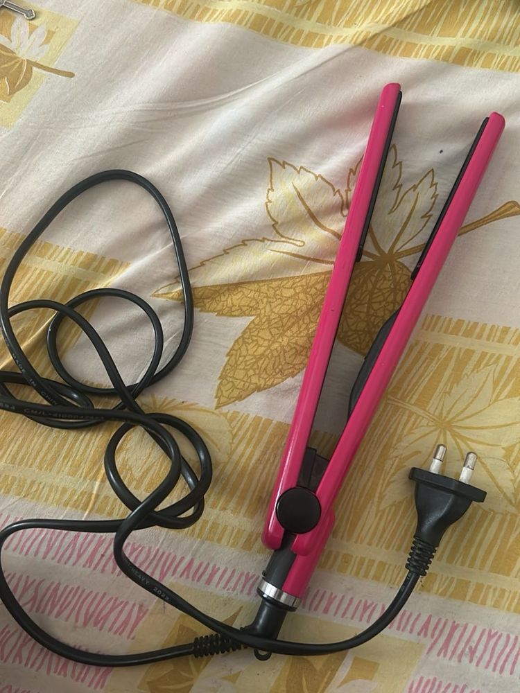 Pink Hair Straightener