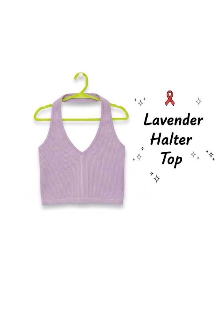 Lavender Halter Top 💜