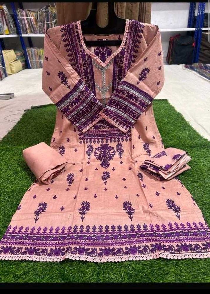 Elegant Embroidered Kurta Set