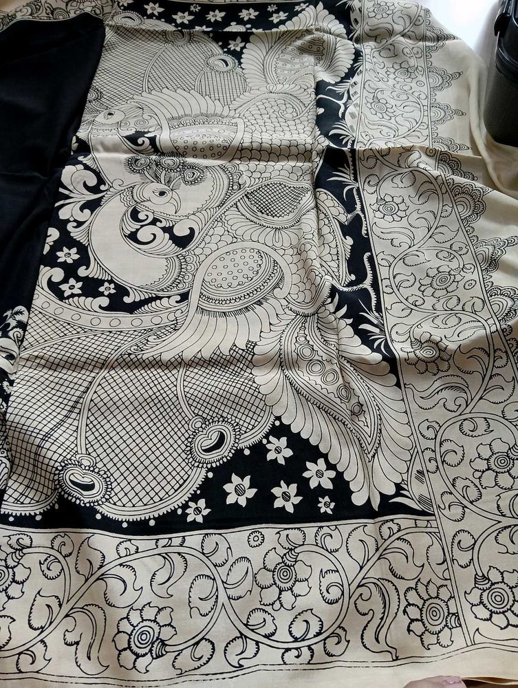 Malai Silk Kalamkari Saree