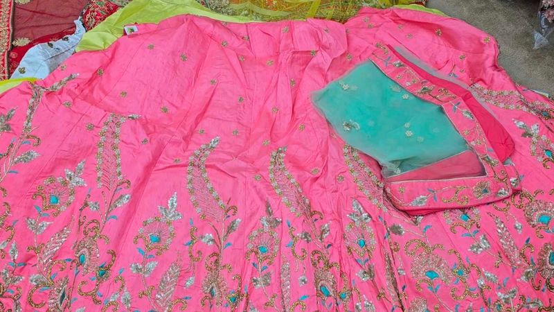 Handwork Heavy Sider Lehenga Choli