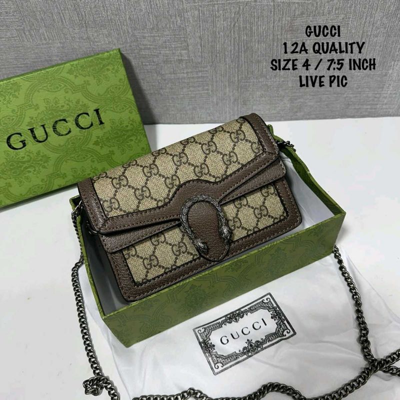 GUCCI DIONYSUS SUPER MINI GG BAG WITH BOX
