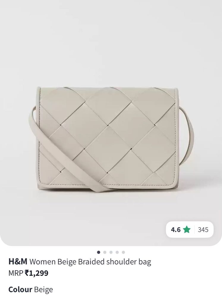 H&amp;M Braided Should Bag
