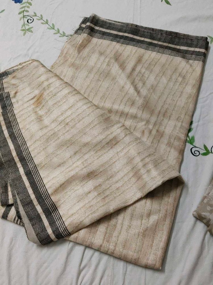 Elegant Striped Saree