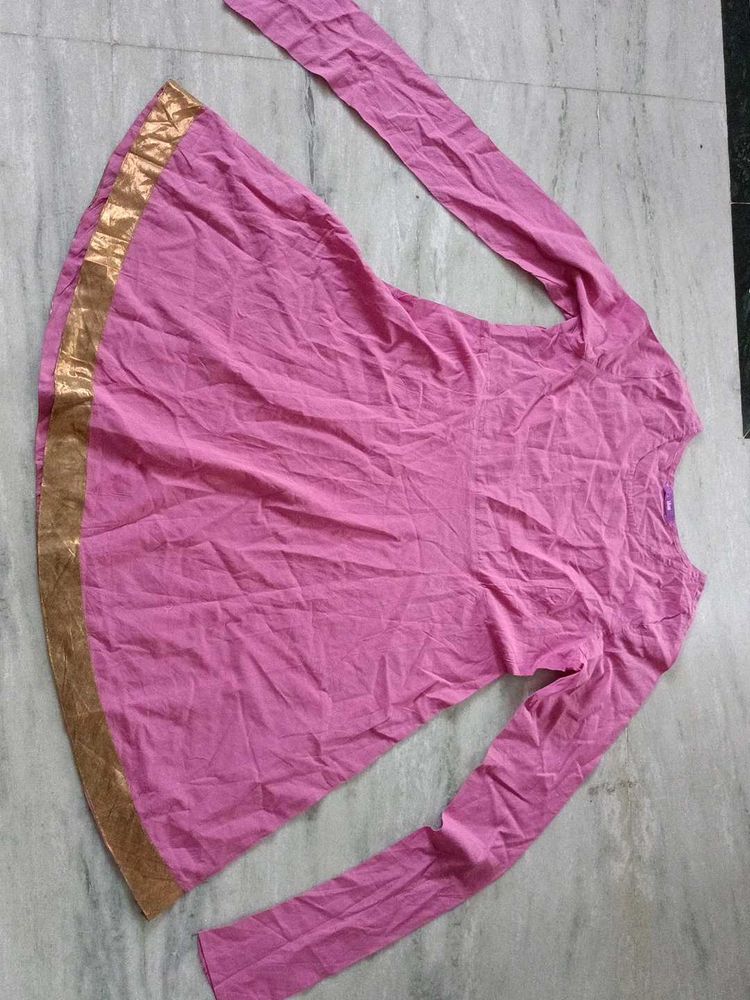Umbrella Cut Top With Full Hands Doti Model Pant