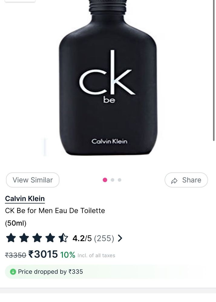 CK Be Eau De Toilette