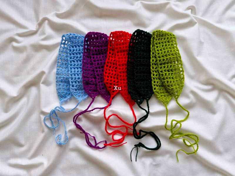 Crochet Headbands set of 5