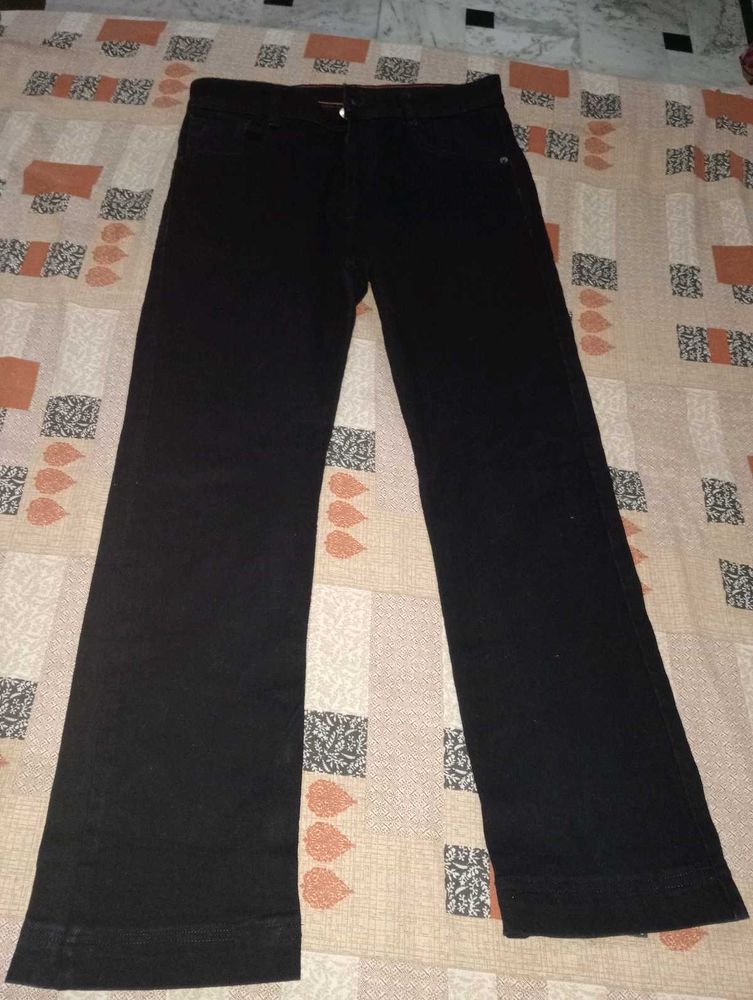 Black Straight Leg Jeans
