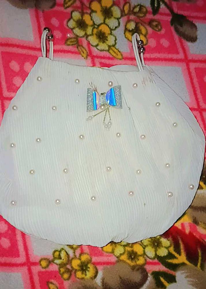 Cute White Pearl Top