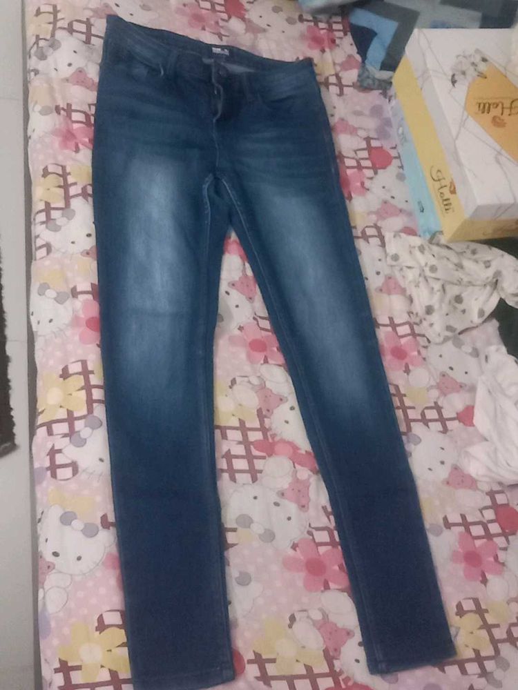 Dark Blue Denim Jeans