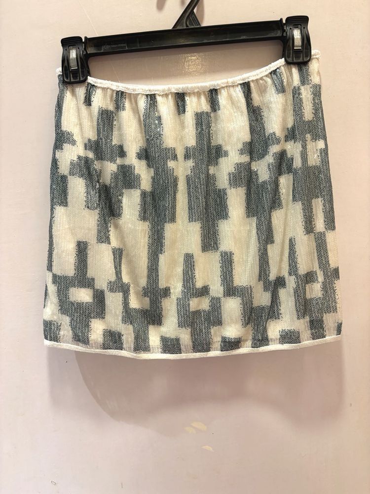 Elegant Sequins Mini Skirt