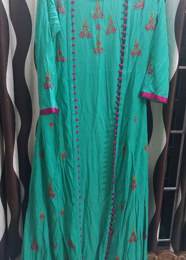 Gown With Long Coat