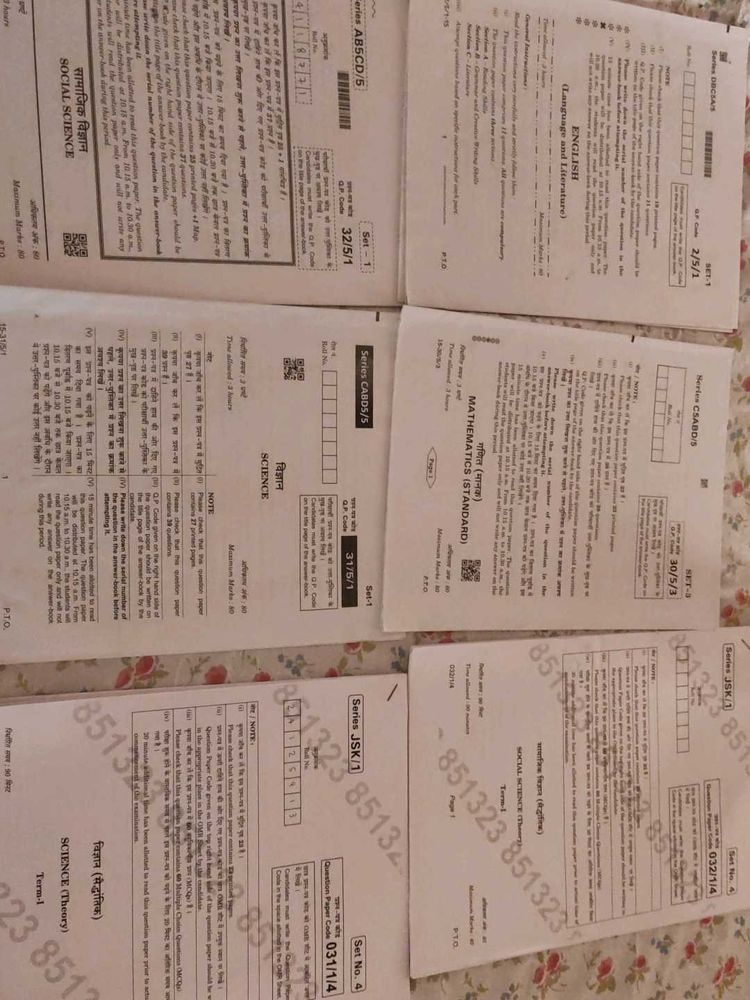 Class X Board Papers