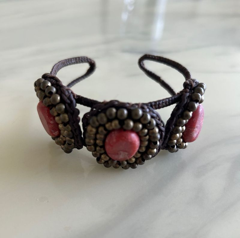 Coral Beaded Bracelet!