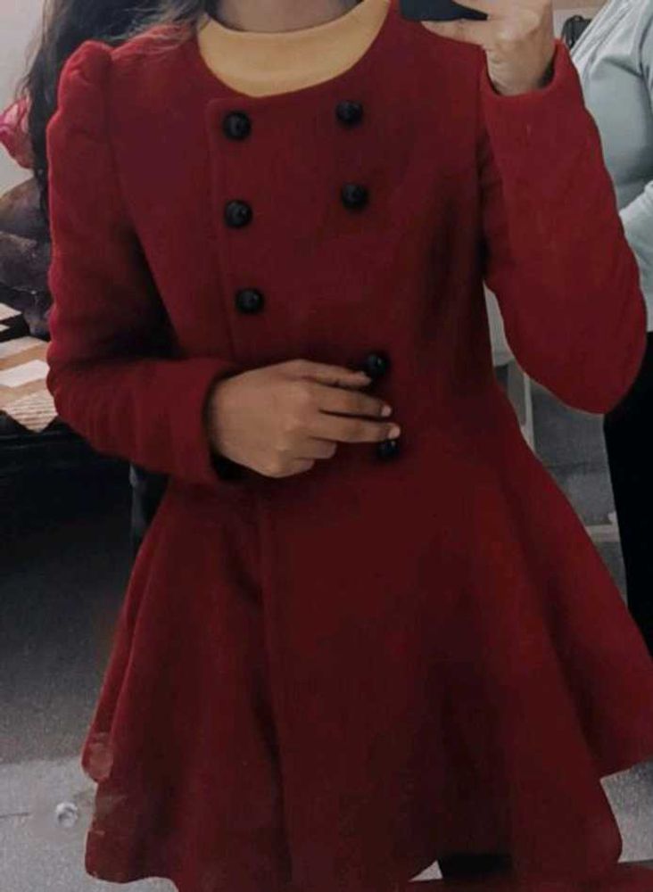Red Girlish Coat