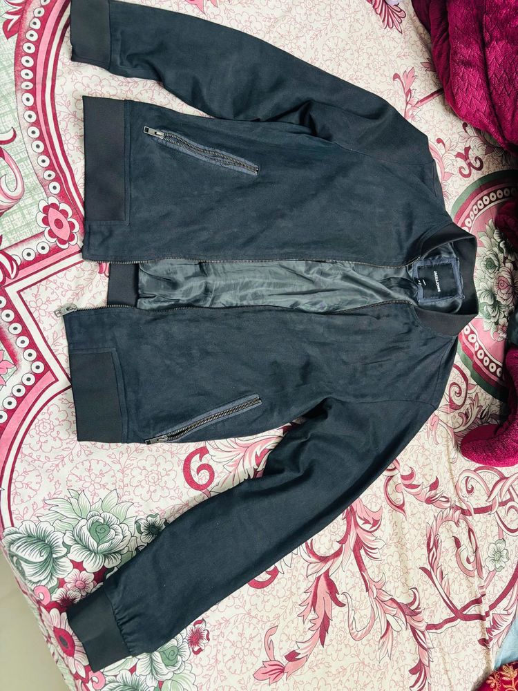 Jack &amp; Jones Black Zipper Jacket